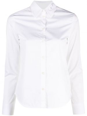 Bavlnená košeľa s výšivkou Diesel biela