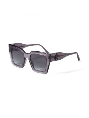 Oversized sluneční brýle Jimmy Choo Eyewear šedé