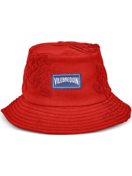 Bavlnený vedro klobúk Vilebrequin červená