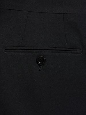 Viskózové kalhoty Lardini černé
