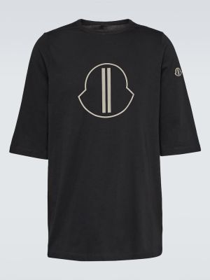 Jersey bombažna majica Moncler Genius črna