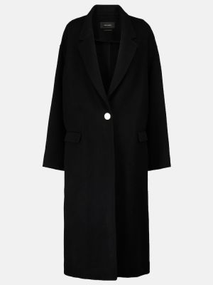 Вовняне пальто Isabel Marant, чорне