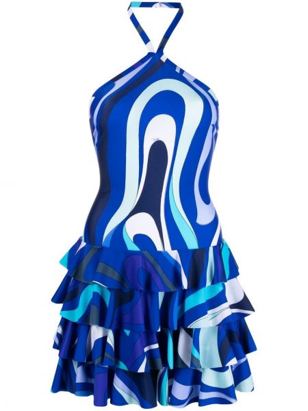 Κοκτέιλ φόρεμα με σχέδιο Pucci