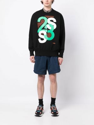 Sweatshirt mit print mit rundem ausschnitt Kolor schwarz