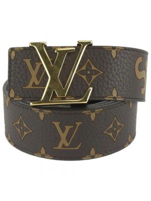 Pasek Louis Vuitton Vintage - Brązowy