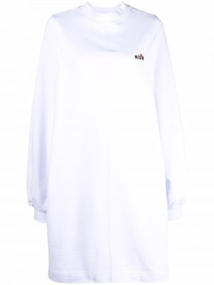 Vestido con estampado Msgm blanco