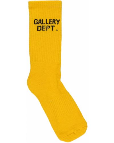 Bavlnené ponožky Gallery Dept. žltá
