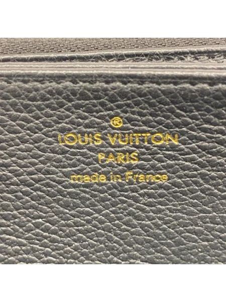 Cartera de cuero retro Louis Vuitton Vintage negro