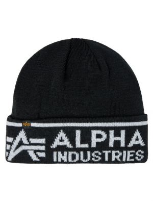 Czapka Alpha Industries czarna