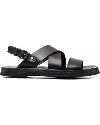 Kožené sandály Officine Creative černé