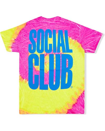 Camiseta tie dye Anti Social Social Club rosa
