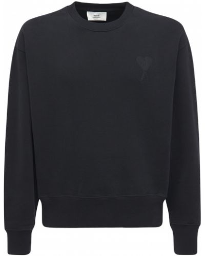 Bluza dresowa Ami Alexandre Mattiussi - Сzarny