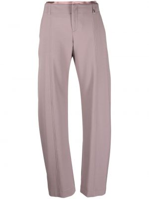 Ravne hlače Ssheena vijolična