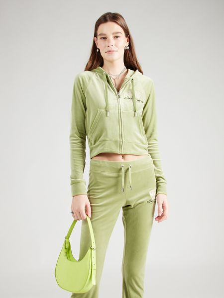 Slim fit priliehavá bunda Juicy Couture zelená
