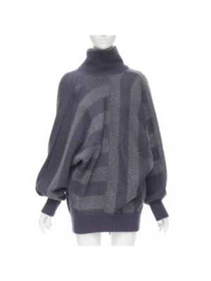 Vestido de lana Issey Miyake Pre-owned violeta