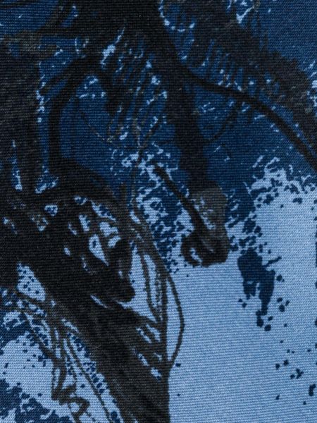 Corbata con estampado abstracto Gianfranco Ferré Pre-owned azul