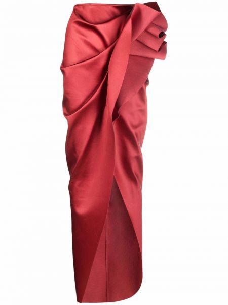 Falda ajustada Rick Owens rojo