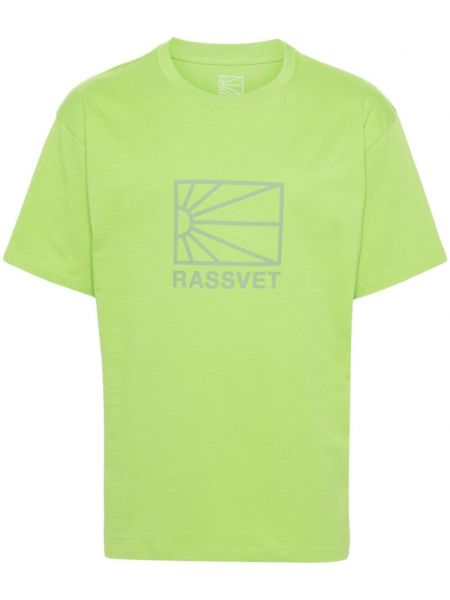 T-shirt di cotone Rassvet verde