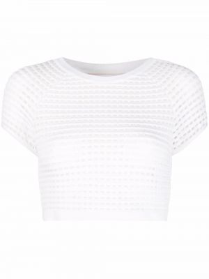 Crop top Genny vit