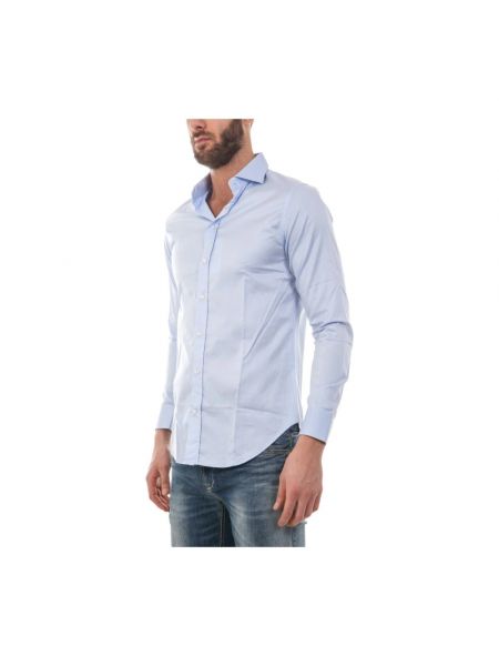 Camisa con botones Armani azul