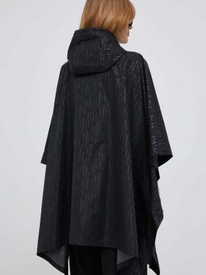 Oversized esőkabát Lauren Ralph Lauren fekete