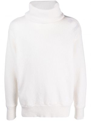 Кашмирен пуловер Les Tien бяло