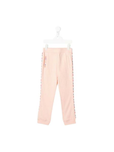 Spodnie sportowe Little Marc Jacobs różowe