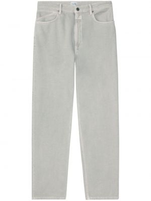 Voľné priliehavé džínsy s nízkym pásom Closed sivá