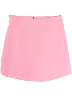 Kratke hlače od krep Valentino Garavani ružičasta