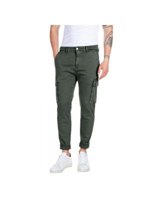 Pantalon cargo Replay vert