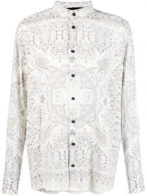 Bombažna srajca s potiskom s paisley potiskom Atu Body Couture bela