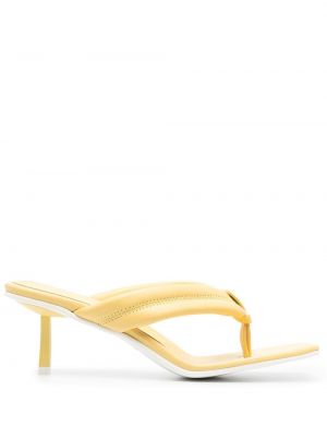 Nizki čevlji s kvadratno konico Le Silla rumena