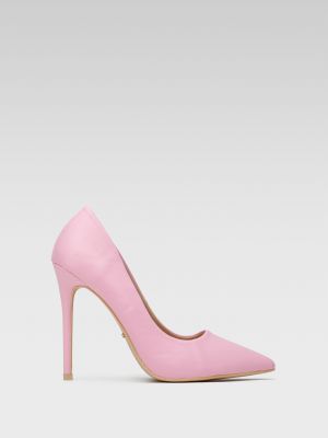 Полуотворени обувки с ток Deezee розово