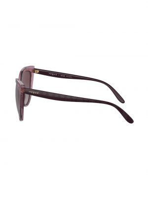 Spalvų gradiento rašto skaidrios akiniai nuo saulės Vogue Eyewear violetinė