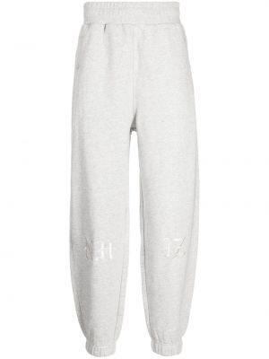 Pantalon de joggings taille haute slim Izzue gris