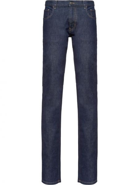 Jeans skinny slim Prada bleu