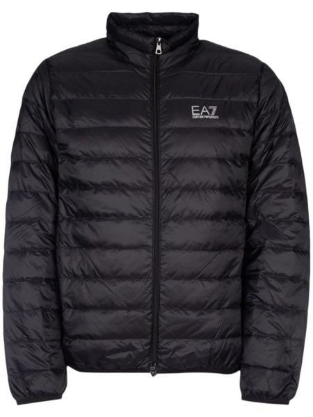 Uzun ceket Ea7 Emporio Armani siyah