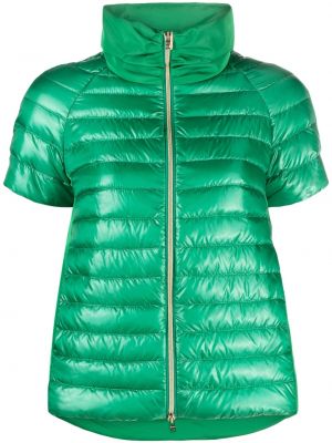 Prošivena pernata jakna Herno zelena
