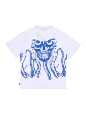 Streetwear t-shirt Octopus weiß
