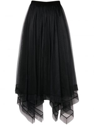 Asymmetrisk kjol Alexander Mcqueen svart