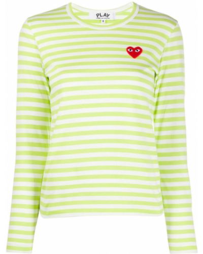 T-shirt Comme Des Garcons Play, zielony