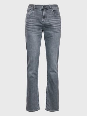 Skinny fit traperice slim fit 7 For All Mankind siva