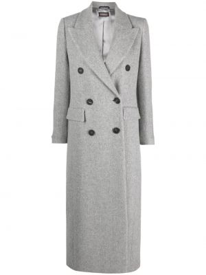 Manteau avec applique Peserico gris