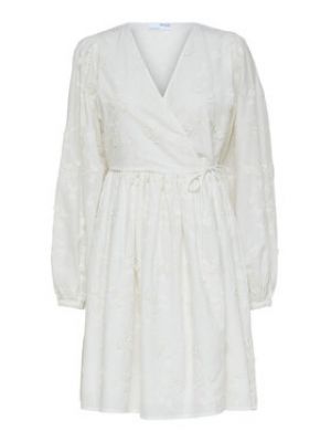 Sukienka Selected Femme biała
