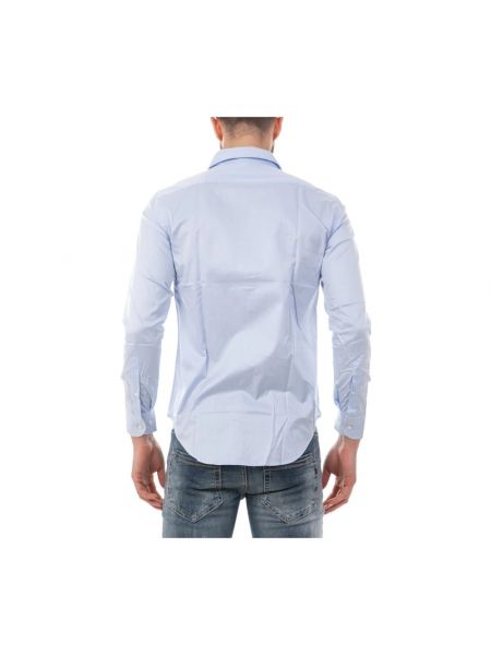 Camisa con botones Armani azul