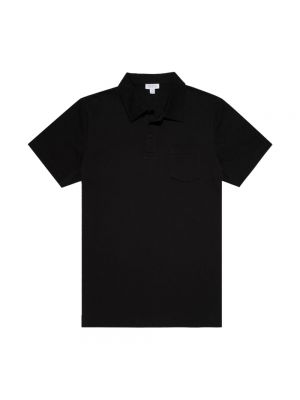 Poloshirt aus baumwoll Sunspel schwarz