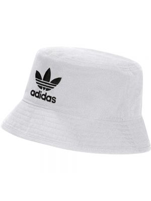 Biały kapelusz Adidas