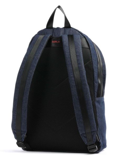 Хлопковый рюкзак Replay синий