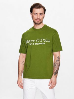 Поло тениска Marc O'polo зелено