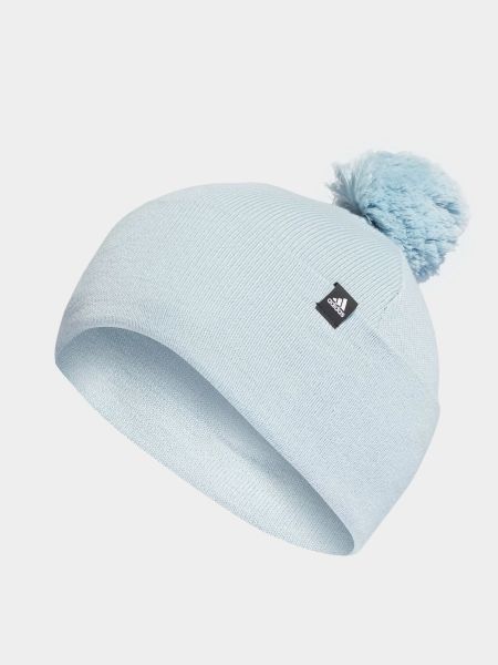 Голубая шапка Adidas